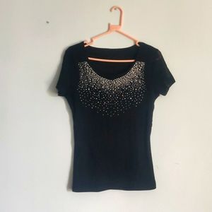 A black casual wear